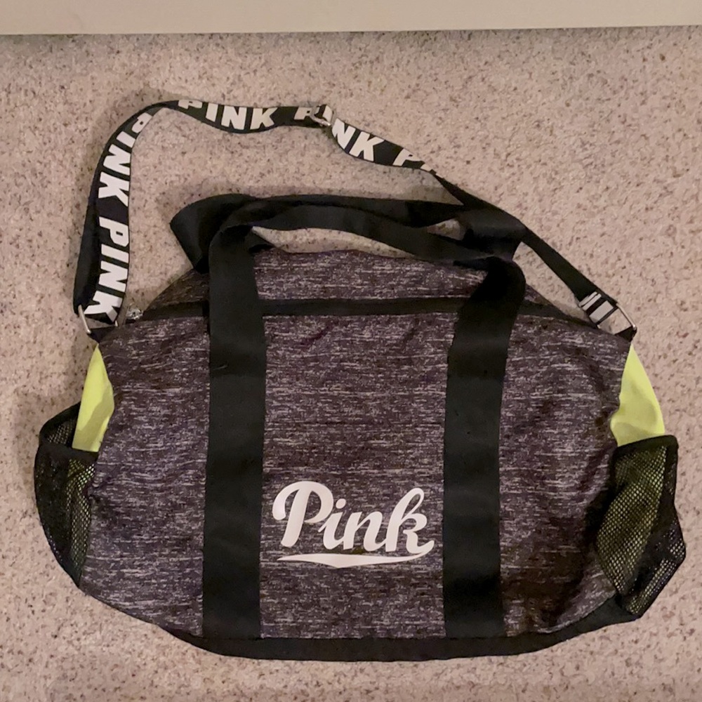 PINK Victoria’s Secret Duffle Bag - marl grey